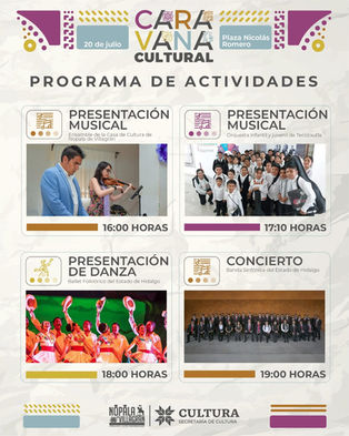 Caravana cultural llega a Nopala con música, danza y talento local