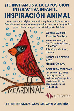 EXPOSICIÓN INTERACTIVA INFANTIL “INSPIRACIÓN ANIMAL”ESTE 5 DE AGOSTO EN EL CENTRO CULTURAL RICARDO GARIBAY