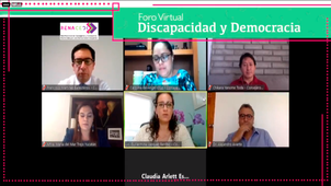 IEEH Y RENACEDI ORGANIZAN FORO VIRTUAL “DISCAPACIDAD Y DEMOCRACIA”