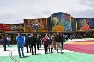 SECRETARIO DE SP DE HIDALGO Y ALCALDESA LORENA GARCÍA CÁZARES REALIZARON RECORRIDO EN RECINTO FERIAL DE TULANCINGO