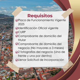 ¡Atención comerciantes y emprendedores de Tulancingo!