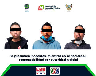 CONTRA VIOLENCIA Y DELINCUENCIA, ASEGURA SSPH 
A 5 PERSONAS POR PORTACIÓN DE ARMAS