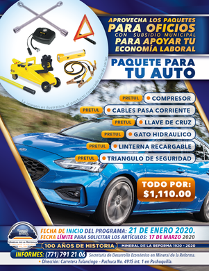 OFRECE MINERAL DE LA REFORMA 9° CAMPAÑA DE HERRAMIENTAS A BAJO COSTO