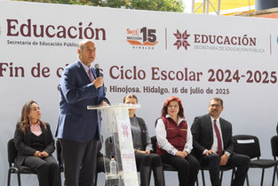 Natividad Castrejón clausura ciclo escolar 2024-2025 de educación básica