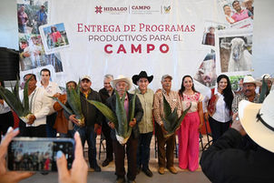 Gobierno de Hidalgo concentra apoyos al campo por más de 7.1 millones de pesos para fortalecer la producción agropecuaria