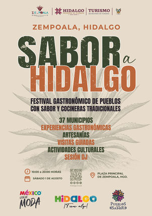 Zempoala recibirá el festival Sabor a Hidalgo con experiencias gastronómicas y turismo comunitario