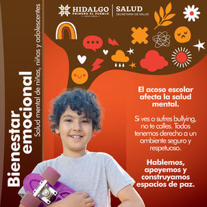 El bullying también deja heridas emocionales. 🧠Hablarlo, pedir ayuda y apoyar a quien lo necesita es el primer paso hacia un entorno más seguro. 👧🏻👦🏻#SaludMental #PrimeroTuSalud