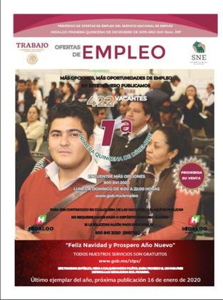 PERIÓDICO DIGITAL OFRECE VACANTES CADA QUINCENA
