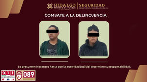 Con videovigilancia y operativo policial, SSPH asegura en Tula a sujetos implicados en robo a vehículos