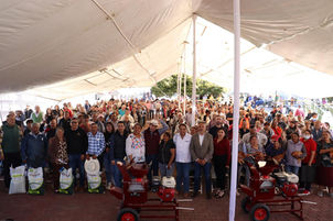 En Zapotlán y Apan, Saderh entrega apoyos para fortalecer el campo hidalguense