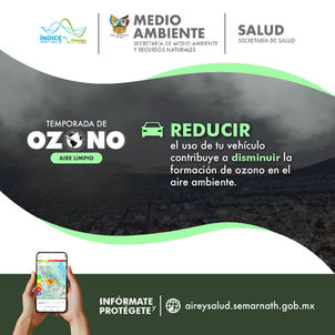 🚗🌿 #TemporadaDeOzonoEnHidalgo🌬️ ¡Tu contribución cuenta! Comparte el transporte y promueve prácticas ecoamigables en tu entorno.Consulta más sobre esta temporada en este link 👉🏼 https://bit.l