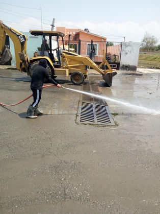 SUPERVISA ALCALDE RAÚL CAMACHO, LABORES DE DESAZOLVE EN LA ZONA SUR TRAS FUERTE LLUVIA