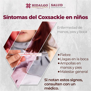 El virus #Coxsackie se propaga con facilidad entre las infancias. 🧒🦠Para reducir el riesgo de contagio, es importante reforzar la higiene: lavarse las manos con frecuencia, desinfectar superficies