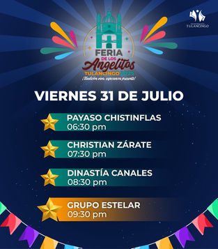 Este 31 de julio, déjate sorprender por la magia de la Feria de los Angelitos Tulancingo 2025