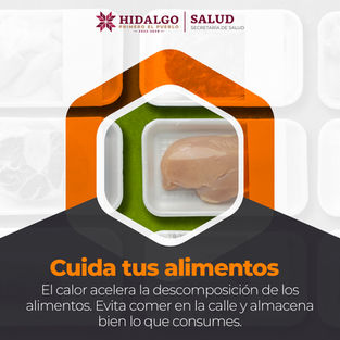Para proteger tu salud, es importante manejar y conservar bien los alimentos, especialmente en temporada de calor. 🌡️Opta por preparaciones en casa y asegúrate de almacenarlas en condiciones adecuad