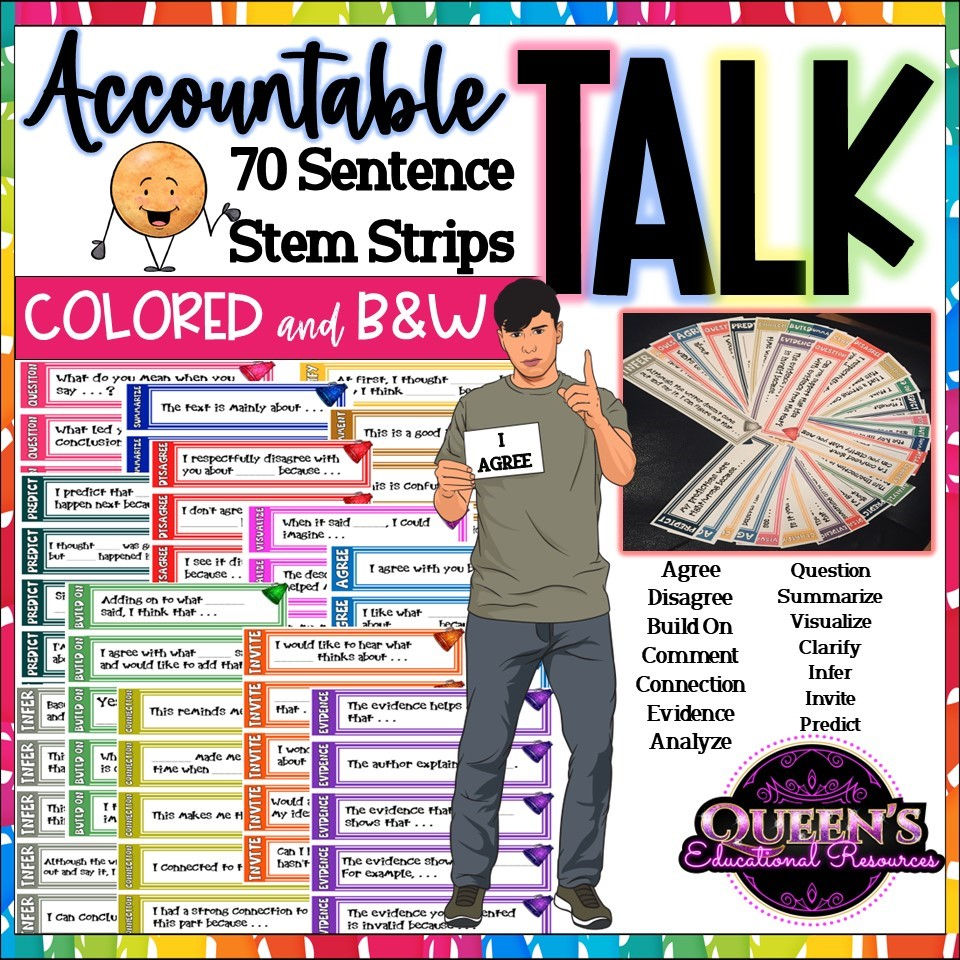 Thumbnail: Accountable Talk BUNDLE | Discussion Kit | Classroom Talk Tools