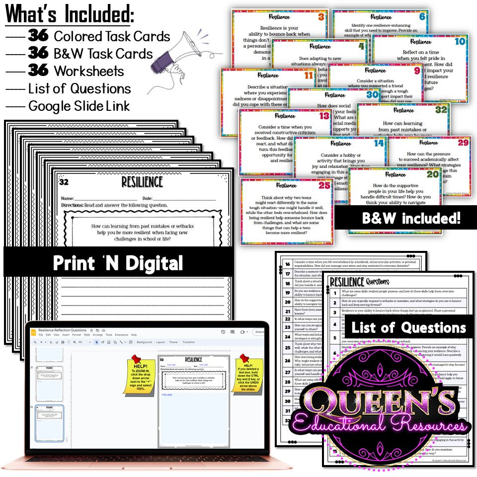 Thumbnail: Resilience Activities | Resilience Scenarios | Resilience Reading Passages