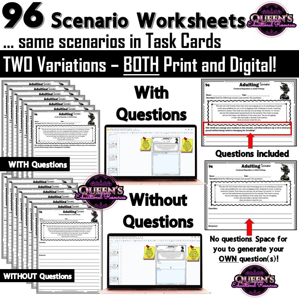 Thumbnail: Adulthood High School Activities | Adulting Worksheets | Preparing for Adulthood