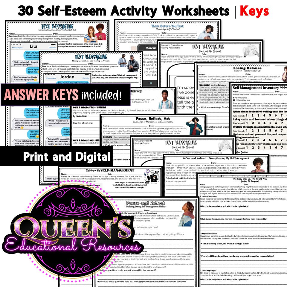 Thumbnail: Self-Management & Self-Regulation | SEL Activities, Scenarios, and Questions