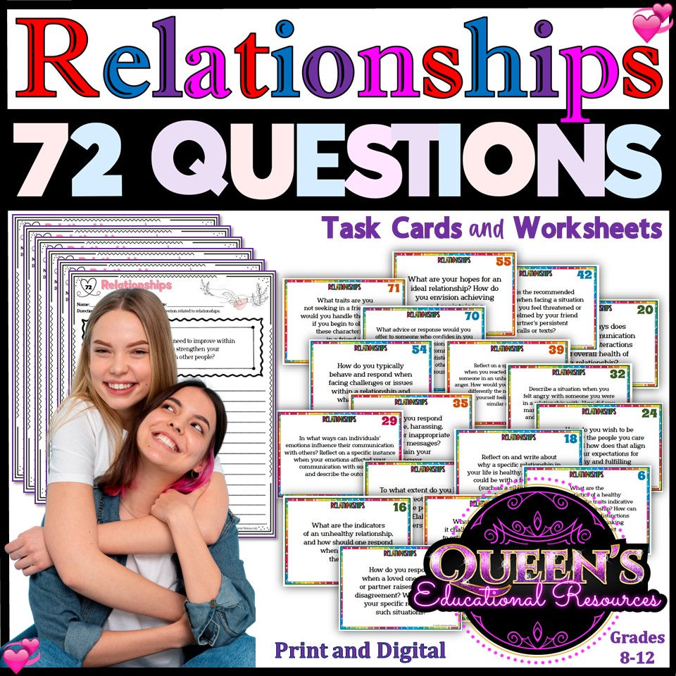 Thumbnail: Relationships Activity Worksheets | Relationship Skills | Relationship Building