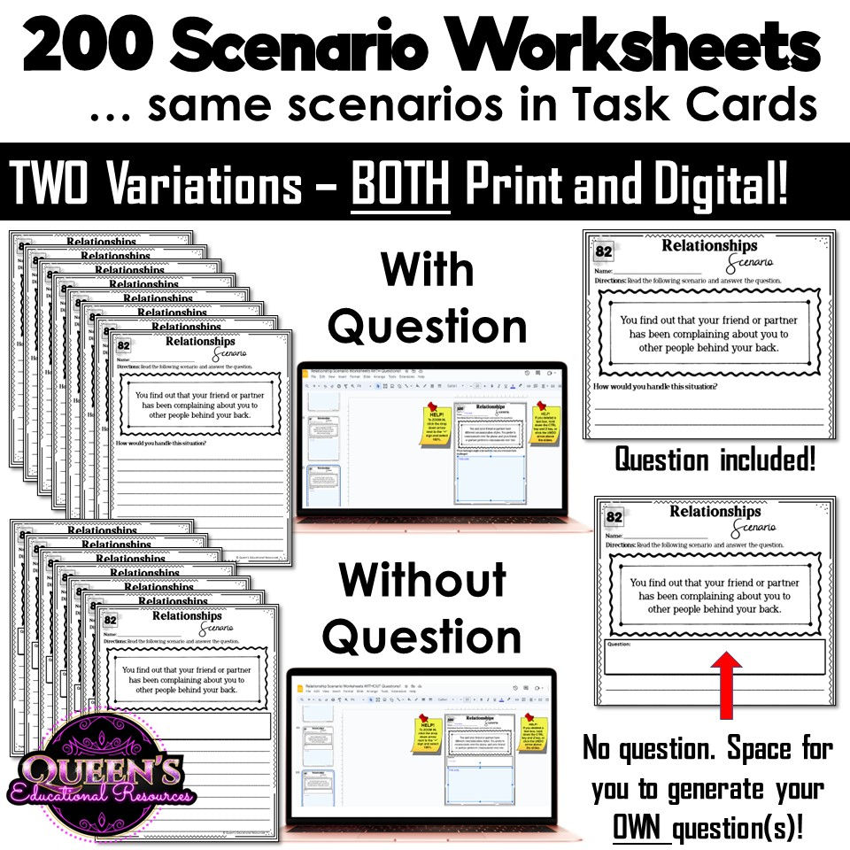 Thumbnail: Relationships Activity Worksheets | Relationship Skills | Relationship Building