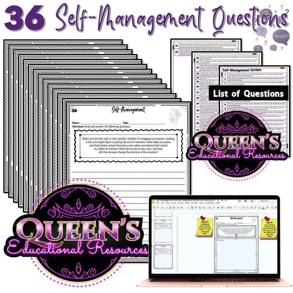 Thumbnail: Self-Management & Self-Regulation | SEL Activities, Scenarios, and Questions