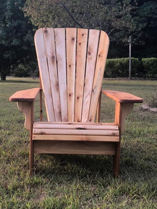 Flat top Adirondack chair
