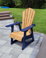 Two tone upright Adirondack chair