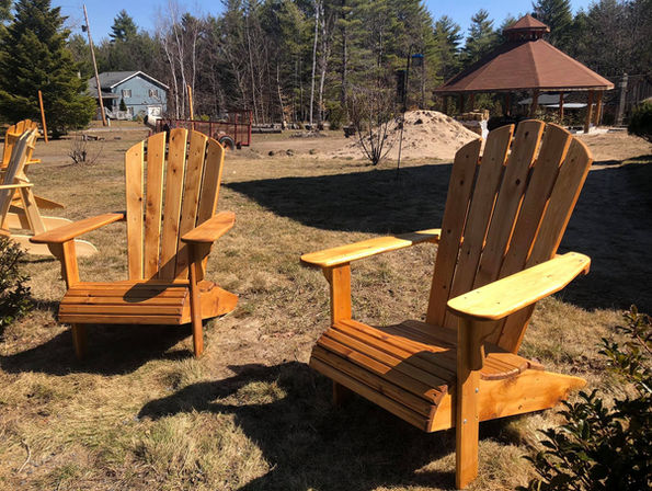 Stained Adirondack Chair