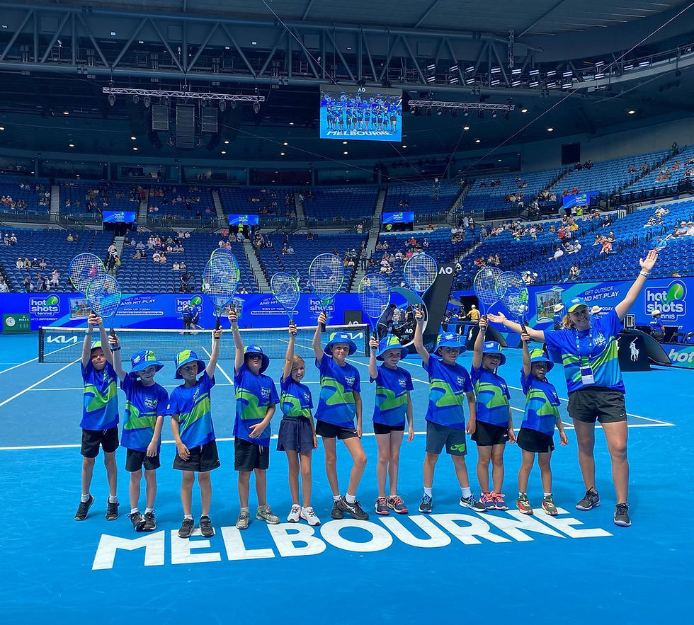 AO Kids on court