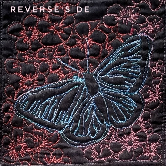 Thumbnail: Quilted Butterfly Wall Hanging (8"x24")