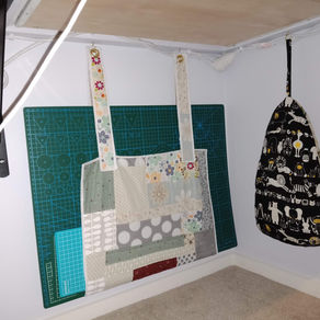 Quilted cutting mats' holder!