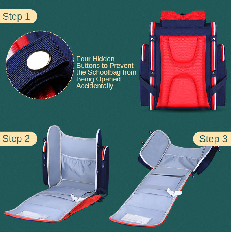 Thumbnail: Waterproof  school backpack