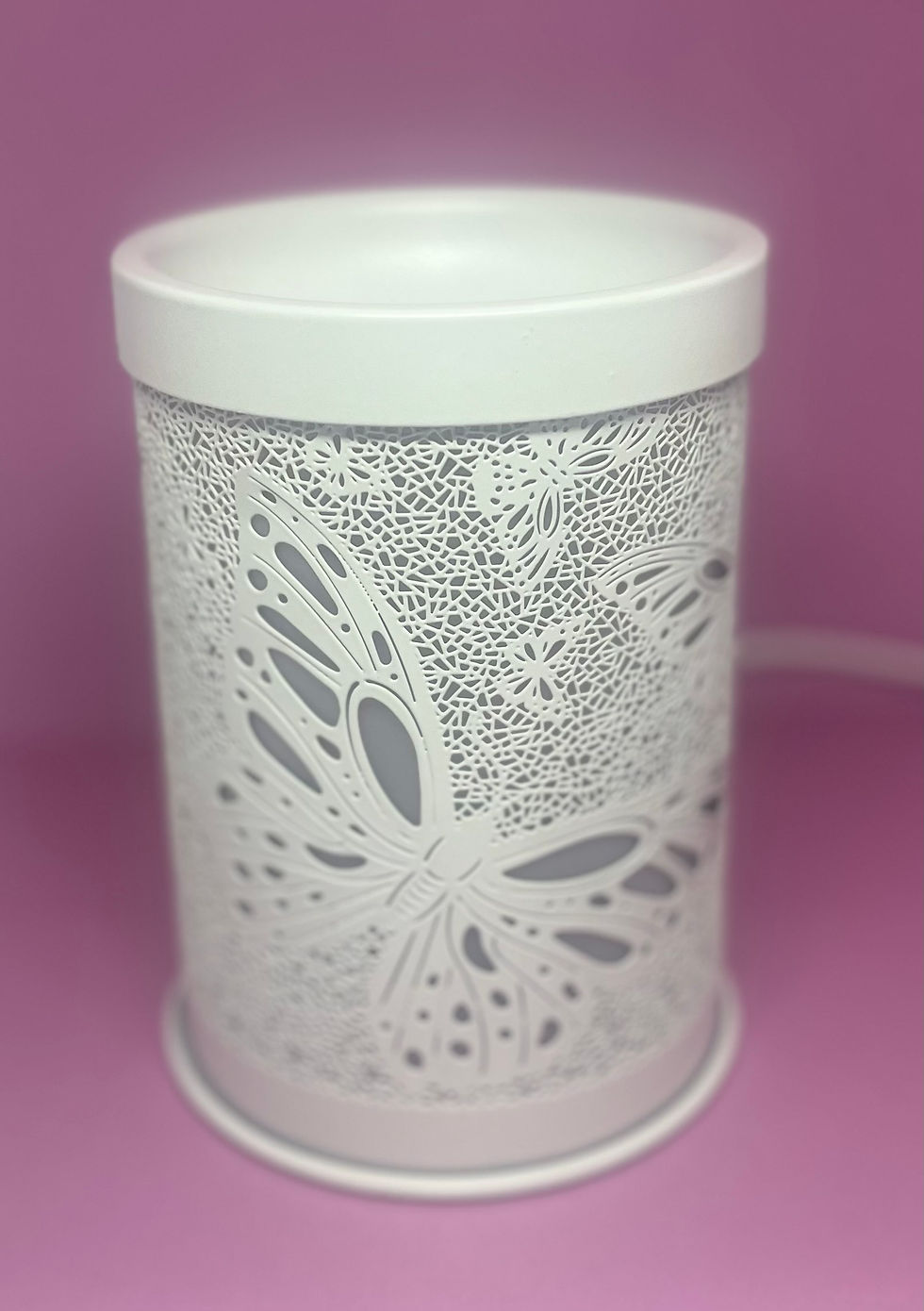 Thumbnail: Electric Warmer Metal Butterfly White