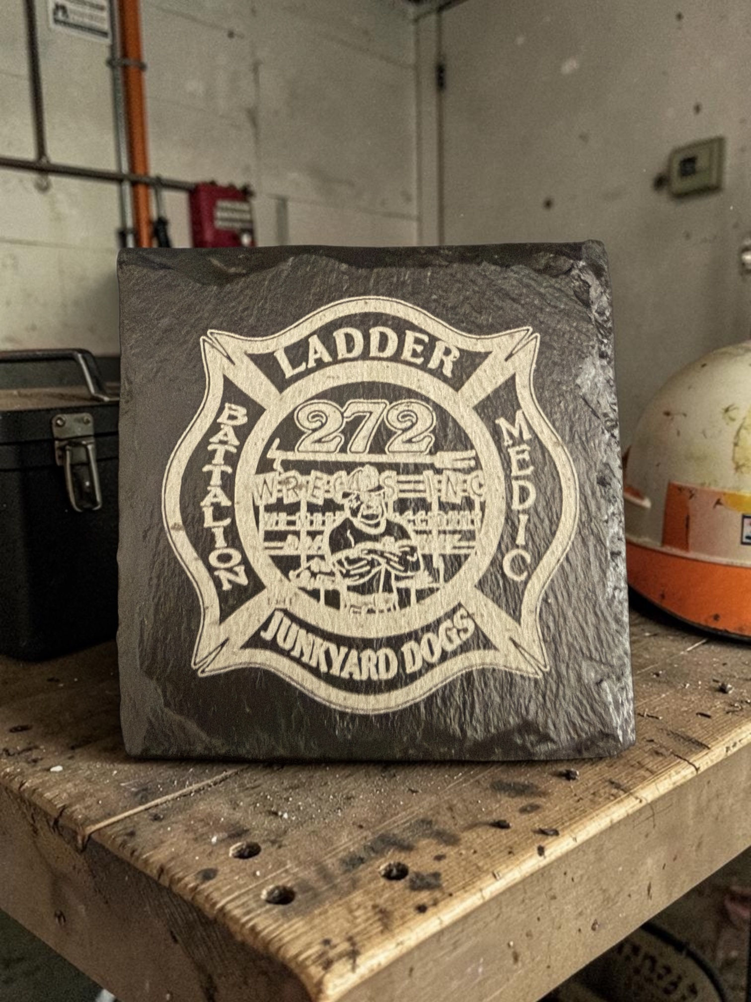 Ladder 272 Junk Yard Dogs 4 Coaster Set