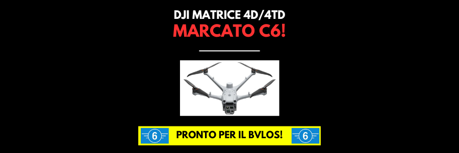 MARCATURA C6 PER DJI MATRICE 4D