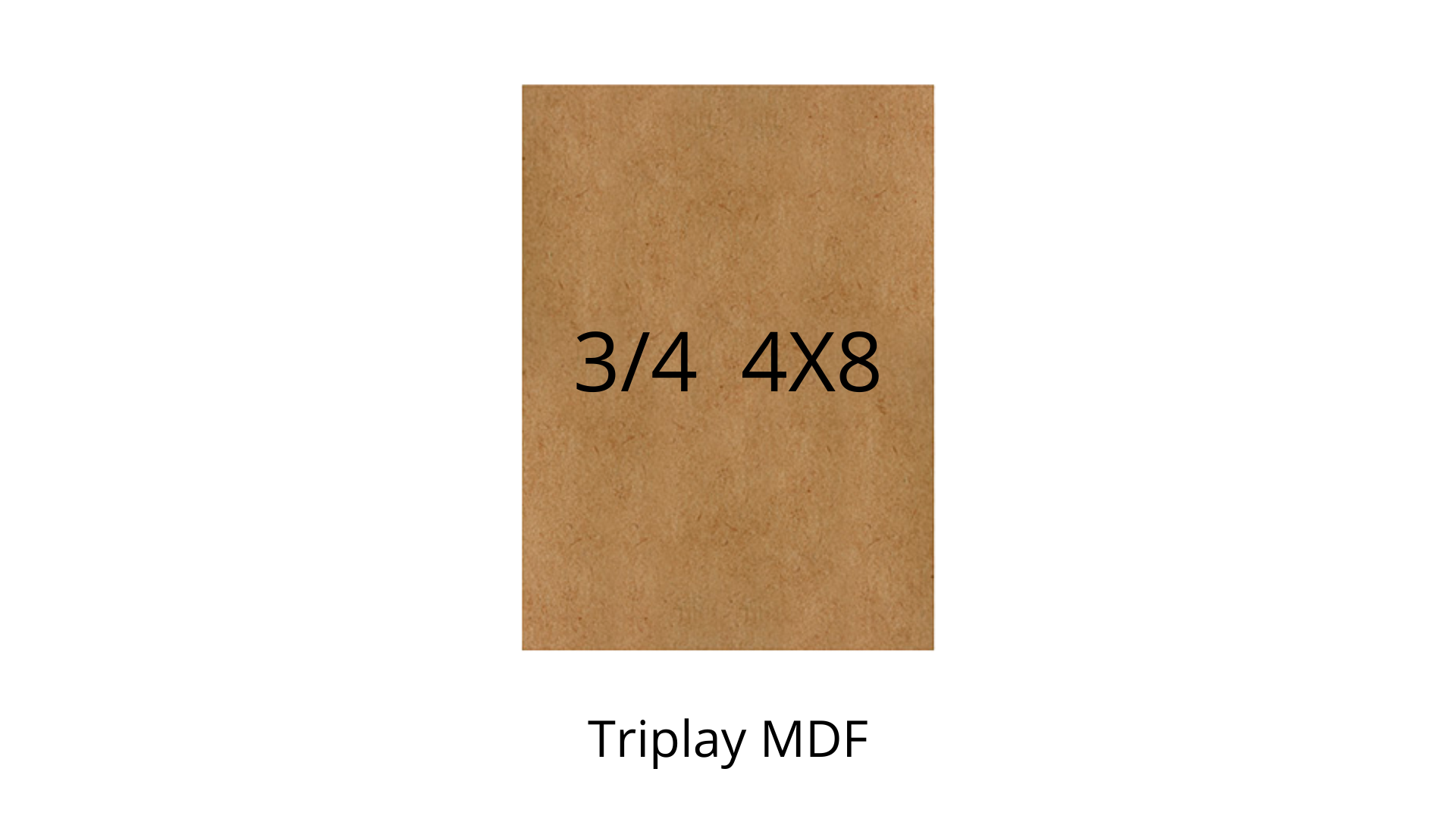 Triplay MDF ARAUCO LÍNEA 3/4 4X8