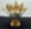 Mid Century Modern Toothpick holder Brass swords
