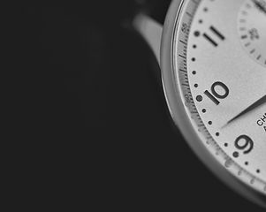 Clock showing time
