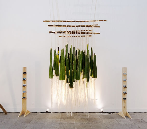 Installation Choka for exhibition "Arpentisaz"