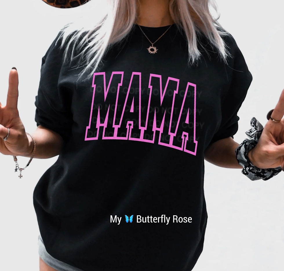 Hot Pink Mama Block Outline