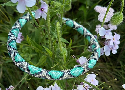 Mint Python Necklace
