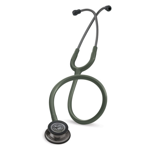 Küçük resim: 3M Littmann Klasik III Stetoskop 5812, Mat Yüzey, Zeytin Yeşili Hortum
