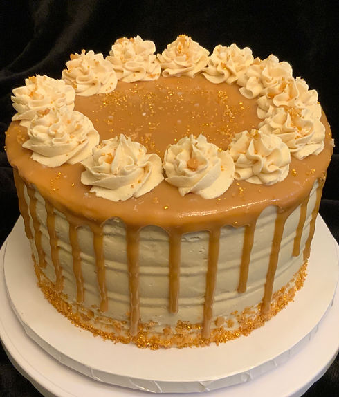 Salted Caramel Cake - 8 inch/3 layer