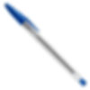 Caneta bic azul 