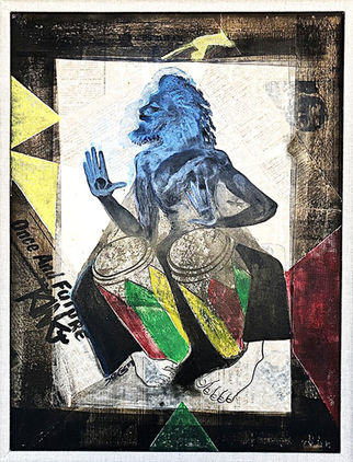 Bernard Hoyes02 - Mystic Rhythms, acrylic & oil on canvas.jpg