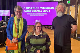 Gemma-Louise Stevenson with other members of the NUJ Delegation at this year's Disabled Workers Conference