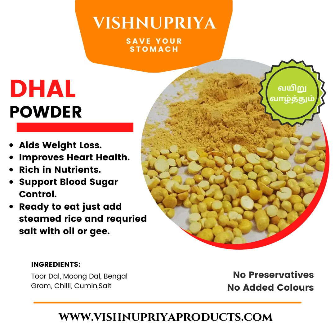 Dhal Powder (பருப்பு பொடி)