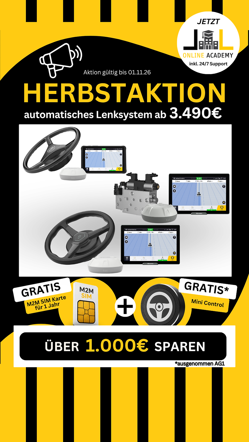 Herbstaktion 2026 Lenksystem Phone