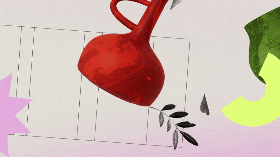 Texte animé en motion design